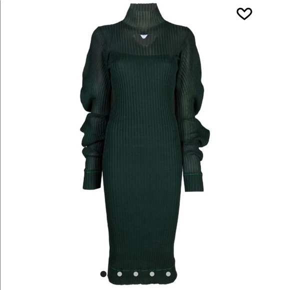 Bottega Veneta Dress Green